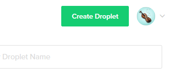 Create Droplet Step 1